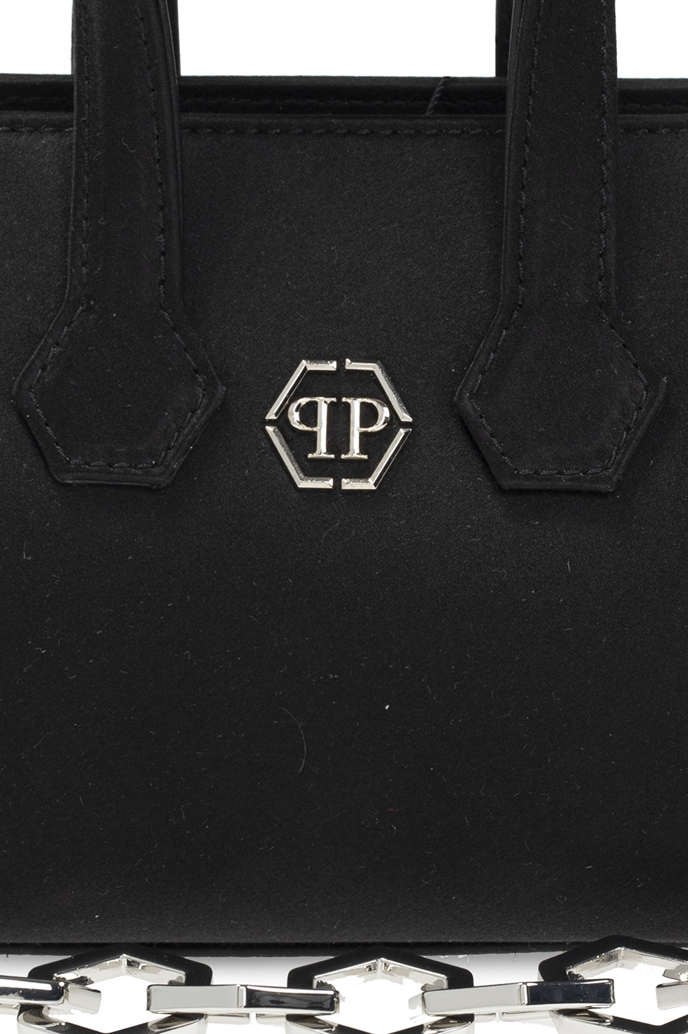 Black Shoulder Kitsilano bag with logo Philipp Plein French